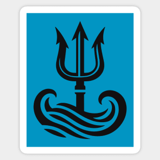 Trident of Poseidon Sticker